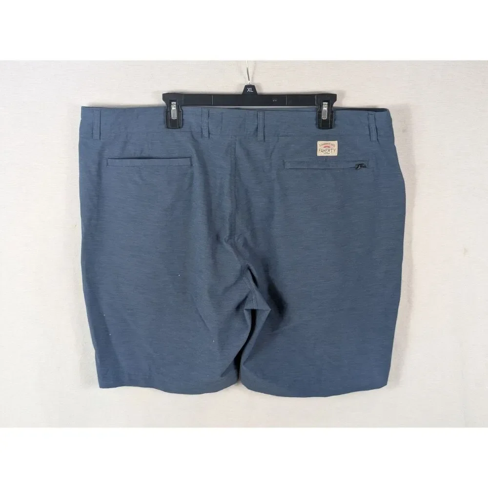 Faherty All Day Shorts Blue Men's Size 42
